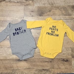 CAT & Jack 0-3 month onesies 2 pack